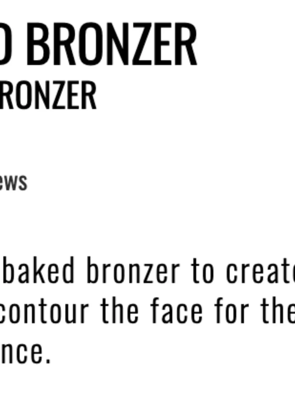 IL MAKIAGE  Mineral Baked Bronzer - Instant Sunkissed Bronzer Paparazzi -